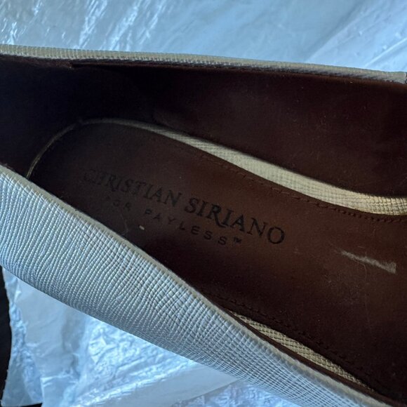 CHRISTIAN SIRIANO for Payless Women Sz 8 Silver Trendy High Heel Shoes NWOB - Picture 7 of 13